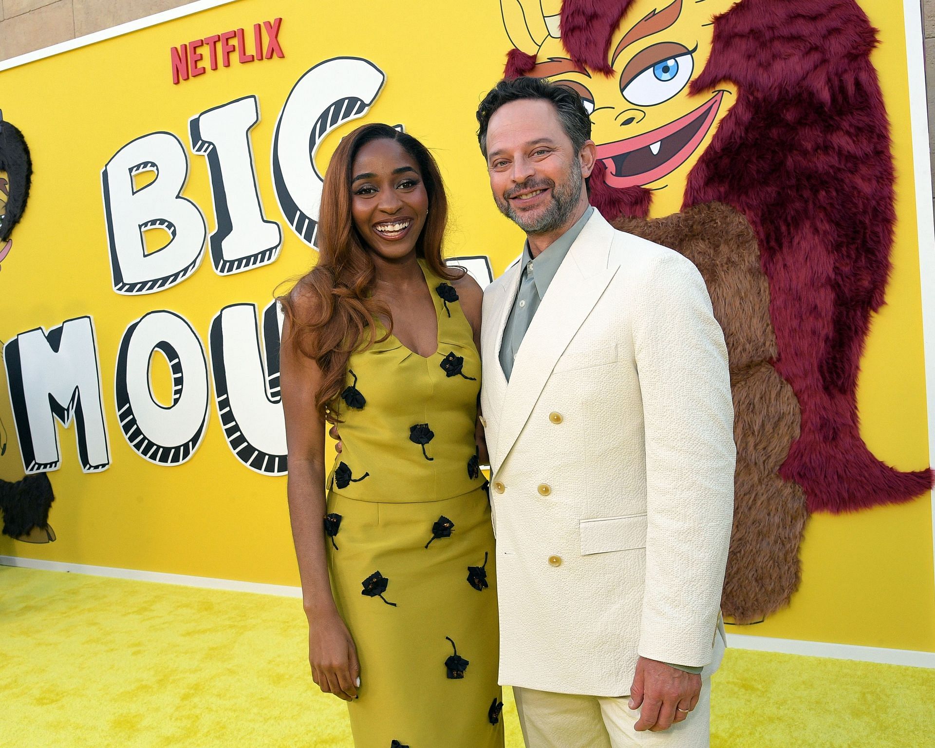 (L-R) Ayo Edebiri and Nick Kroll attend Netflix FYSEE: Big Mouth (Photo by Charley Gallay/Getty Images for Netflix)